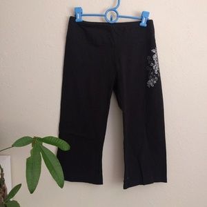 Balance collection black cropped leggings